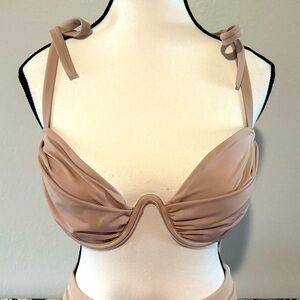 Tan bathing suit top with tie straps!!!
